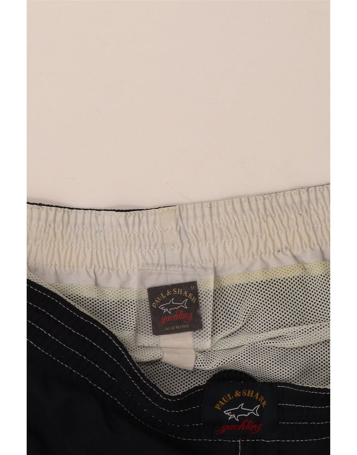 Pantaloncini da bagno grafici da uomo Paul & Shark medio blu navy