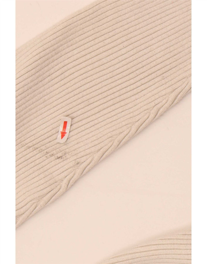 Abito maglione a maniche lunghe da donna Zara UK 8 Small bianco