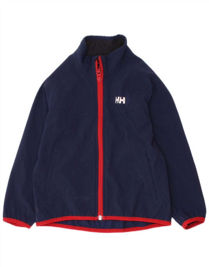 Giacca da tuta da ragazzo Helly Hansen 3-4 anni in poliammide blu navy