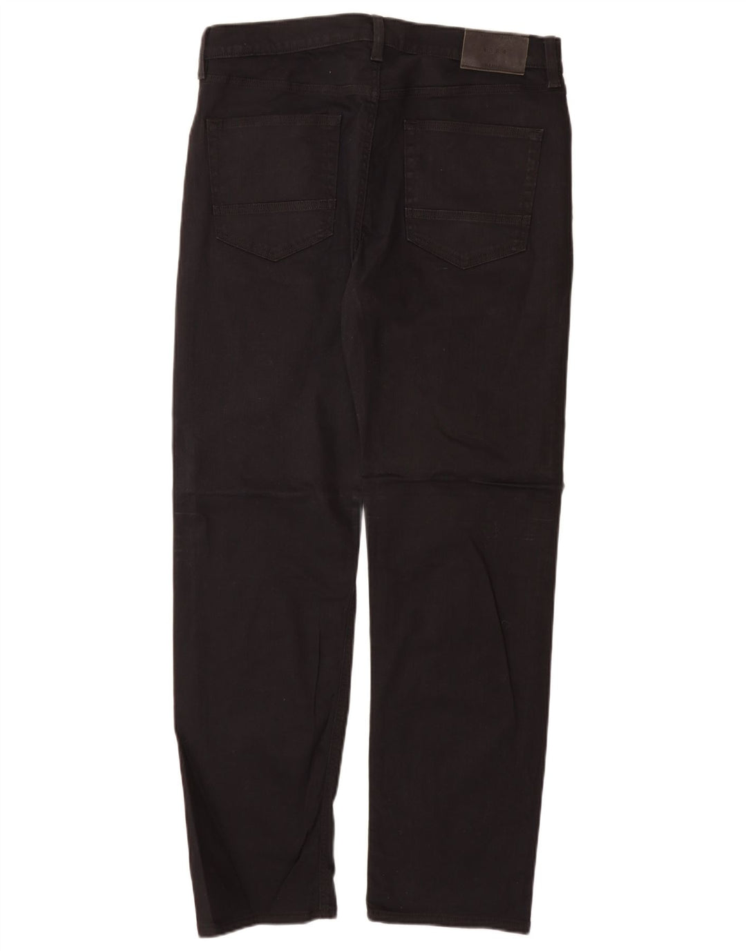 Jeans dritti regolari da uomo Marks & Spencer W34 L31 cotone nero