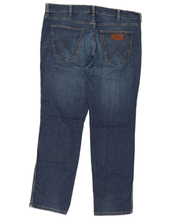 Jeans dritti da uomo WRANGLER Greensboro W36 L30 cotone blu