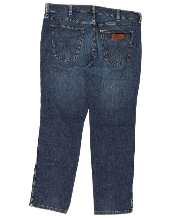 Jeans dritti da uomo WRANGLER Greensboro W36 L30 cotone blu