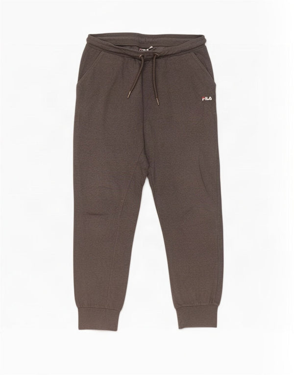 Fila Mens Tracksuit Trousers Joggers Large Grey Cotton
