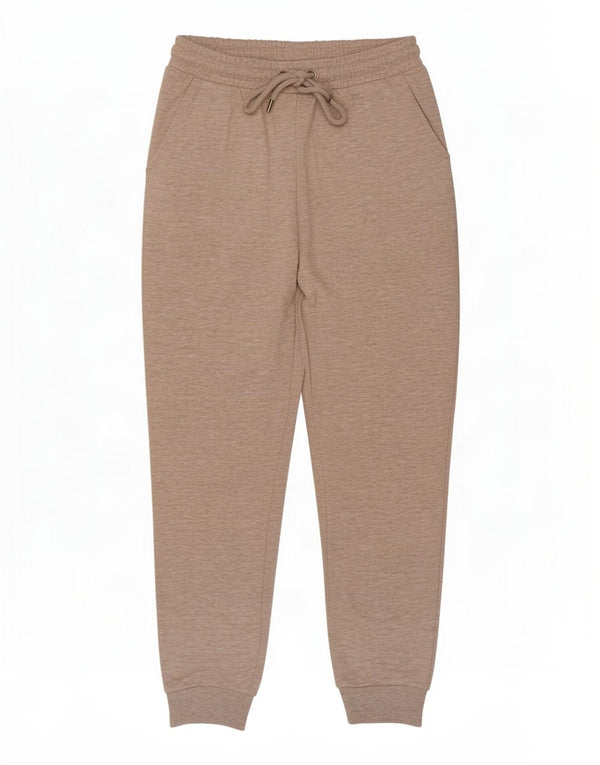 Pantaloni da tuta da donna Marks & Spencer Joggers UK 10 Small Beige Cotton