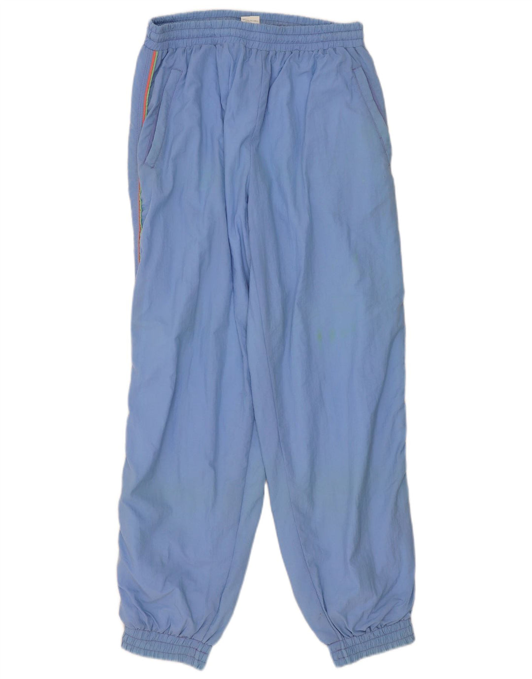 Pantaloni da tuta vintage da uomo Joggers grandi in poliammide a righe blu