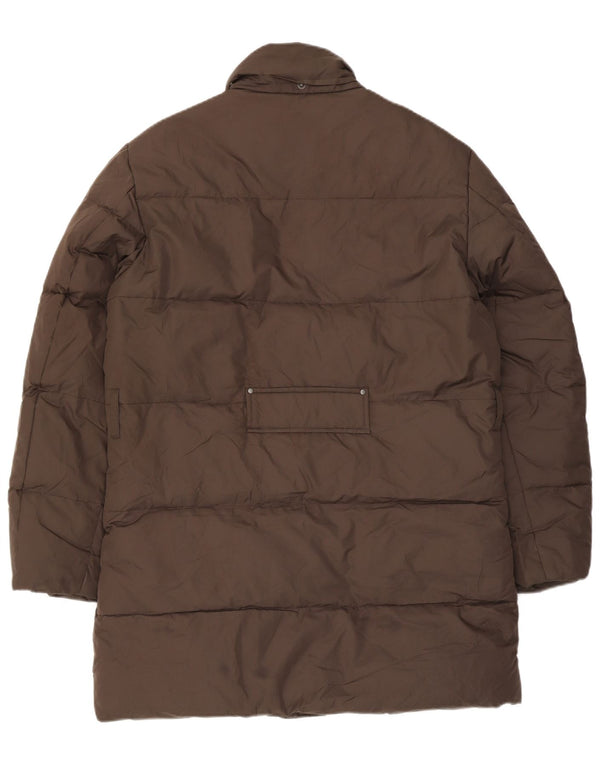 Cappotto imbottito da uomo Americanino UK 38 Poliestere marrone medio