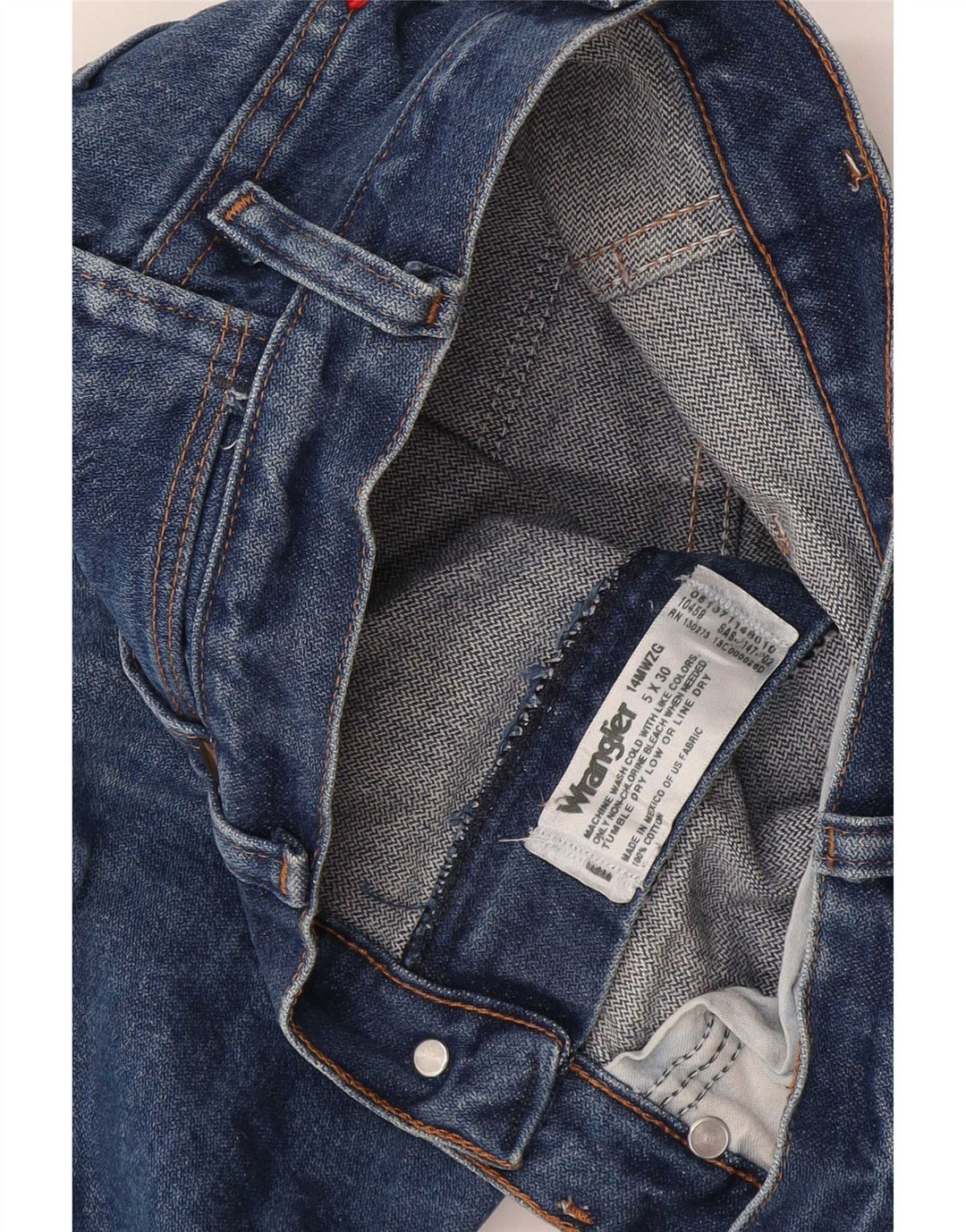 Jeans dritti da donna Wrangler US 5 piccoli W26 L30 cotone blu