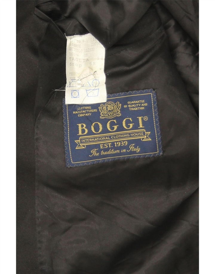 Giacca blazer da uomo a 1 bottone Boggi IT 54 2XL Nera