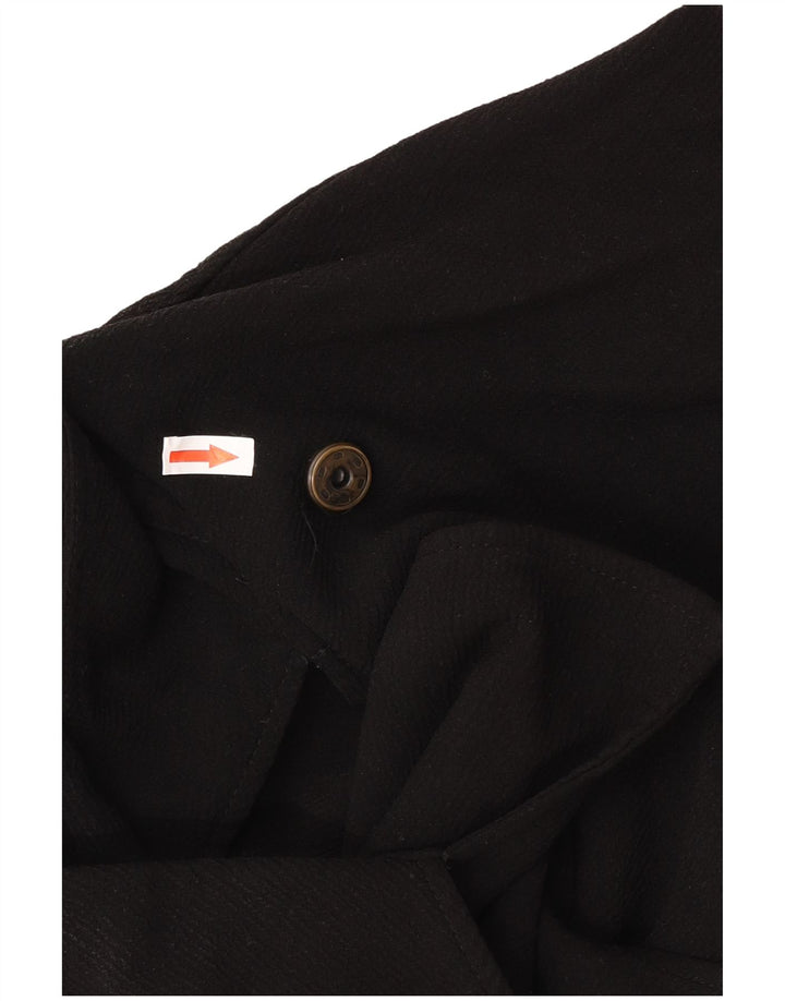 Soprabito oversize da donna Topshop UK 12 poliestere nero medio