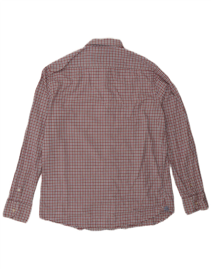 Camicia da uomo Massimo Dutti a quadretti rossi medi