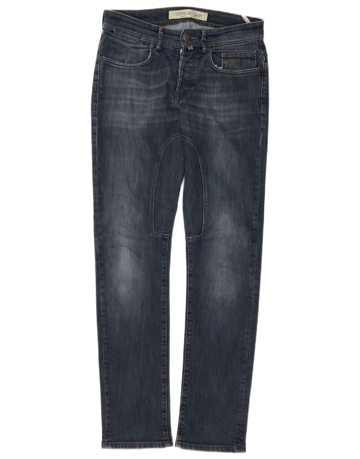 Jeans slim uomo SIVIGLIA W31 L32 in cotone blu navy
