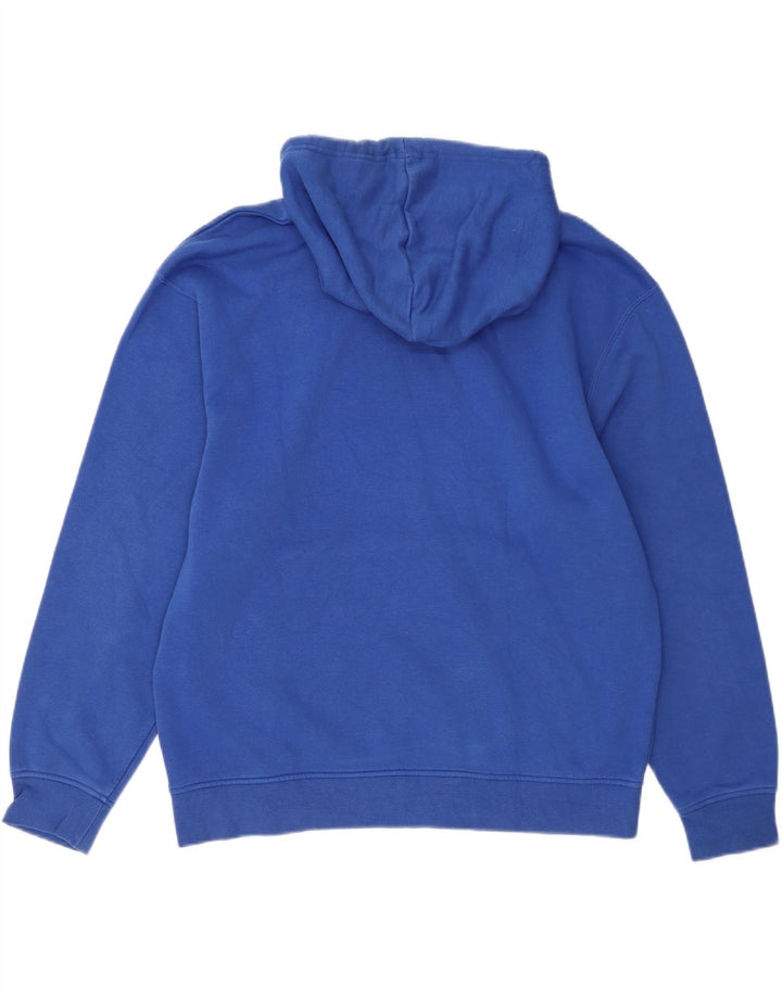 Felpa con cappuccio grafica Jordan da uomo grande in cotone blu