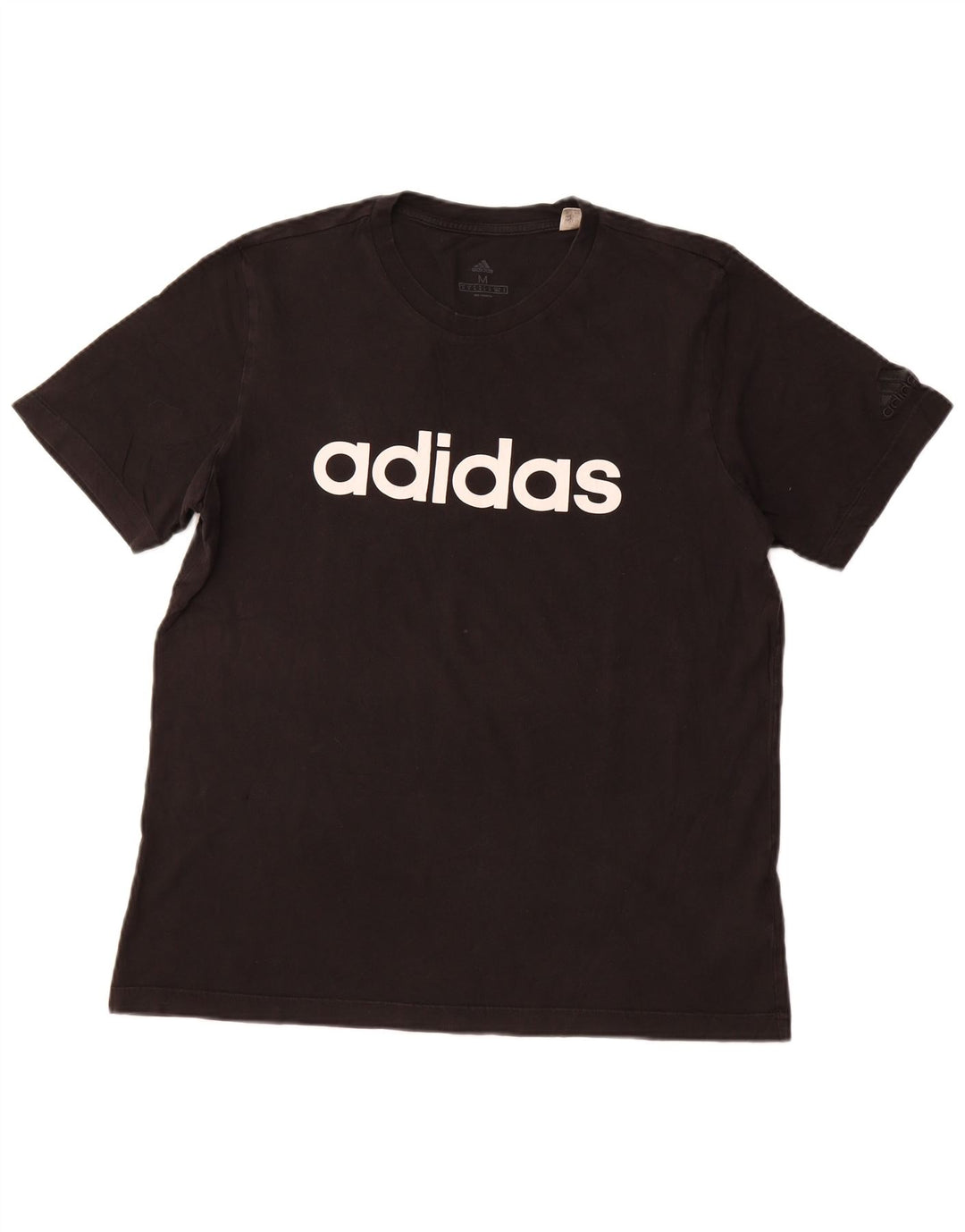 T-shirt grafica da uomo ADIDAS Top in cotone nero medio