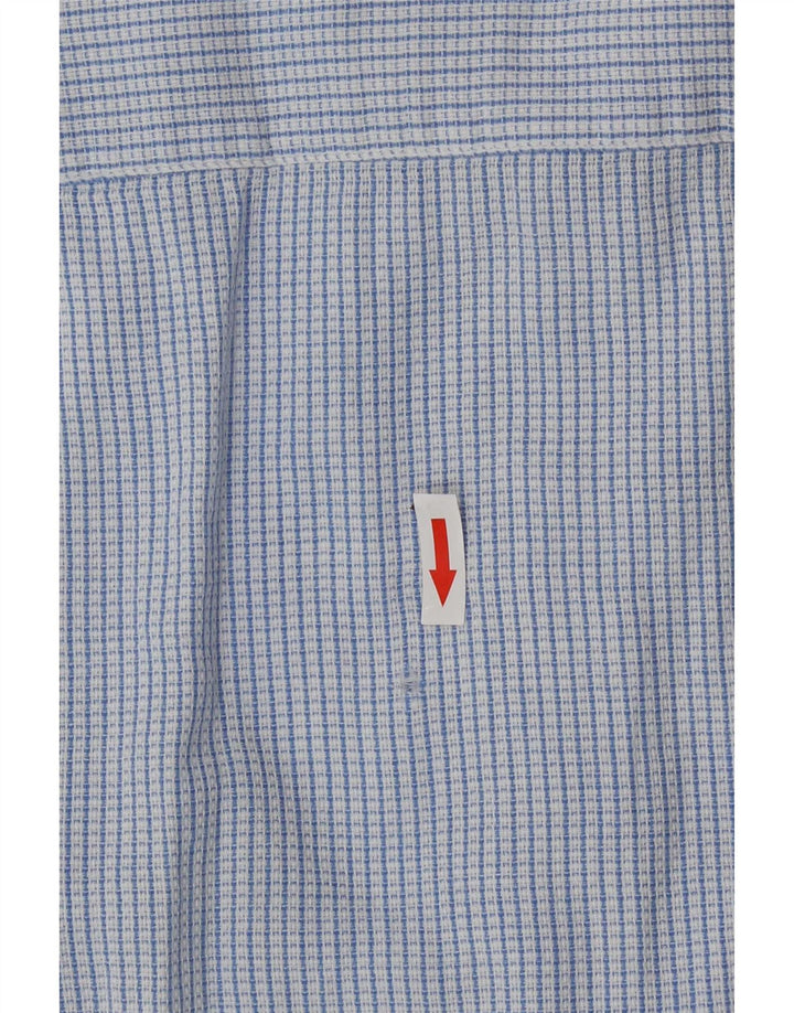 Camicia Uomo Sergio Tacchini in cotone Vichy Blu Medio