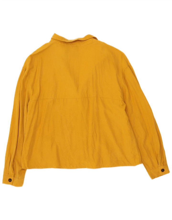Maglia Zara Trafaluc da donna UK 16 grande gialla
