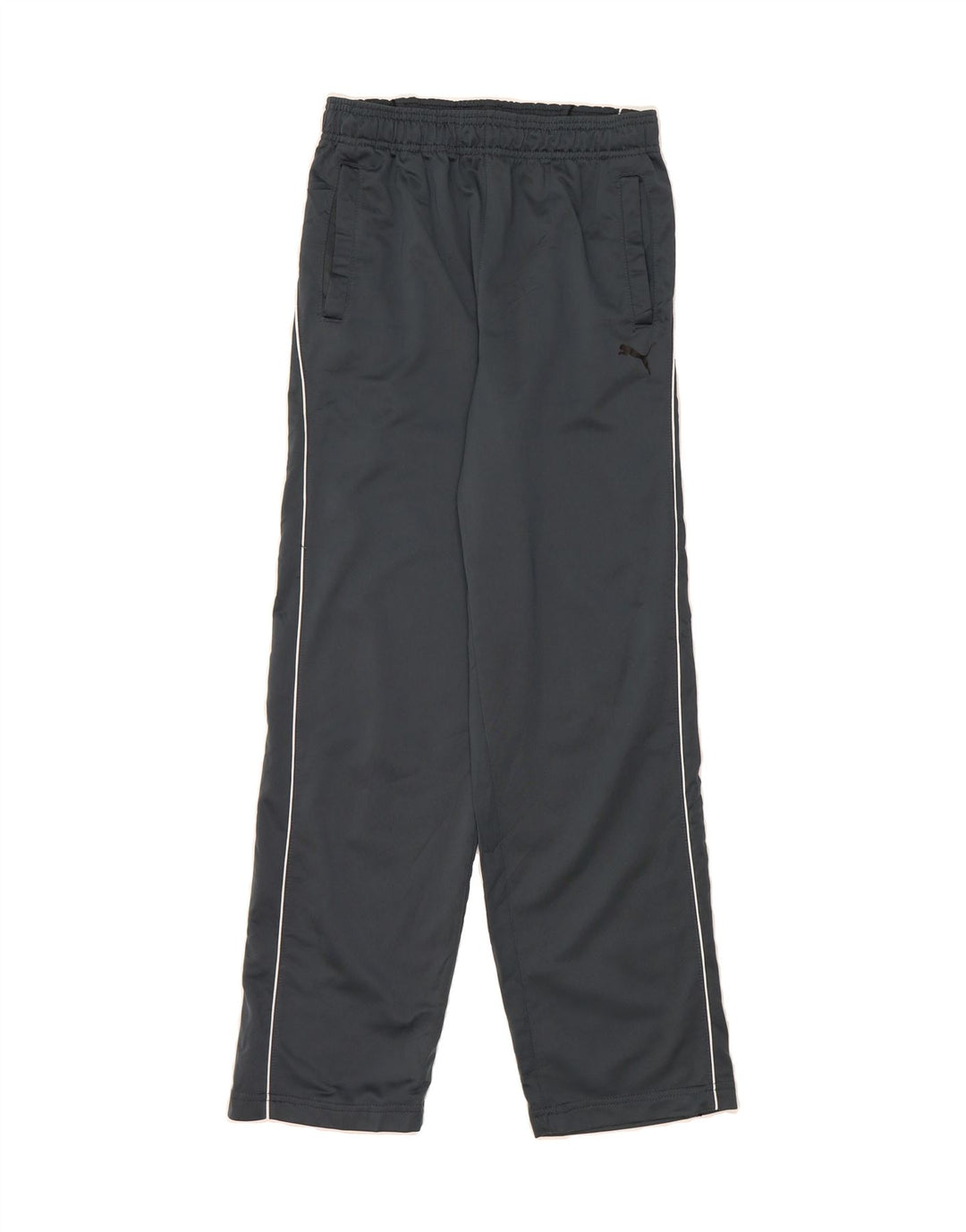 PUMA Girls Tracksuit Trousers 14-15 Years Large Grey Polyester Vintage Puma and Second-Hand Puma from Messina Hembry 