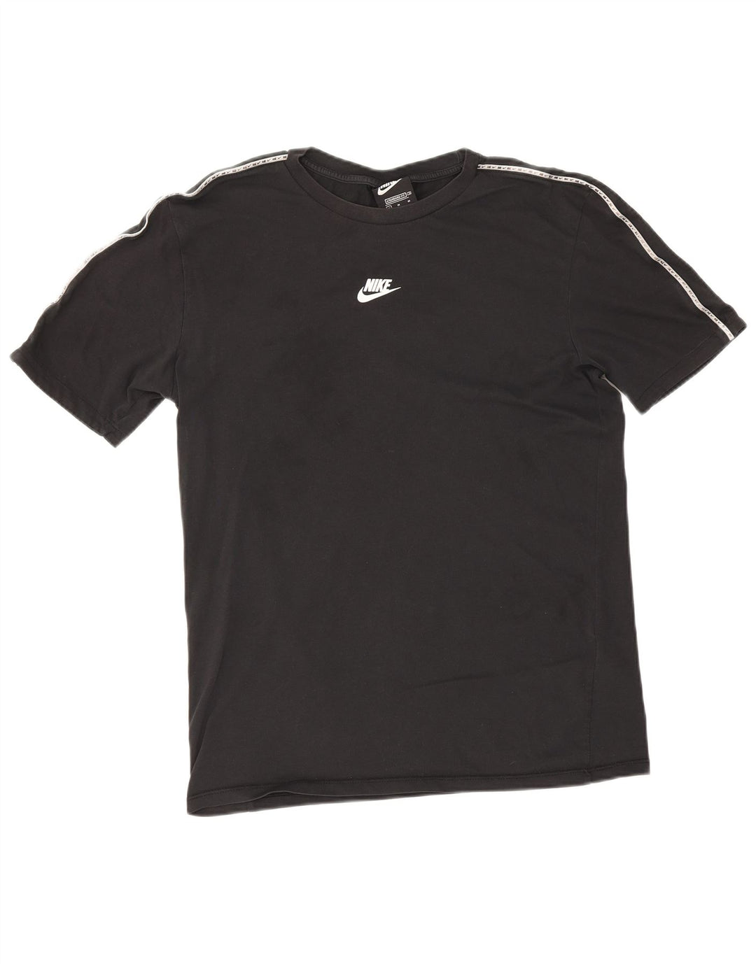 T-shirt Nike da uomo con vestibilità standard, top in cotone nero medio