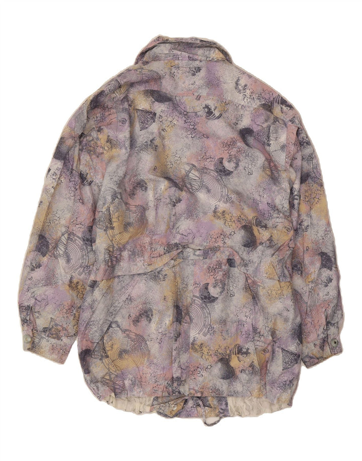 VINTAGE Womens Windbreaker Coat EU 38 Medium Multicoloured Vintage Vintage and Second-Hand Vintage from Messina Hembry 