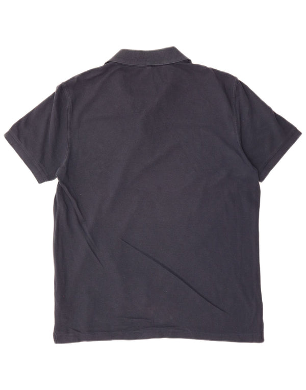 Polo Uomo BENETTON Large in Cotone Blu Navy