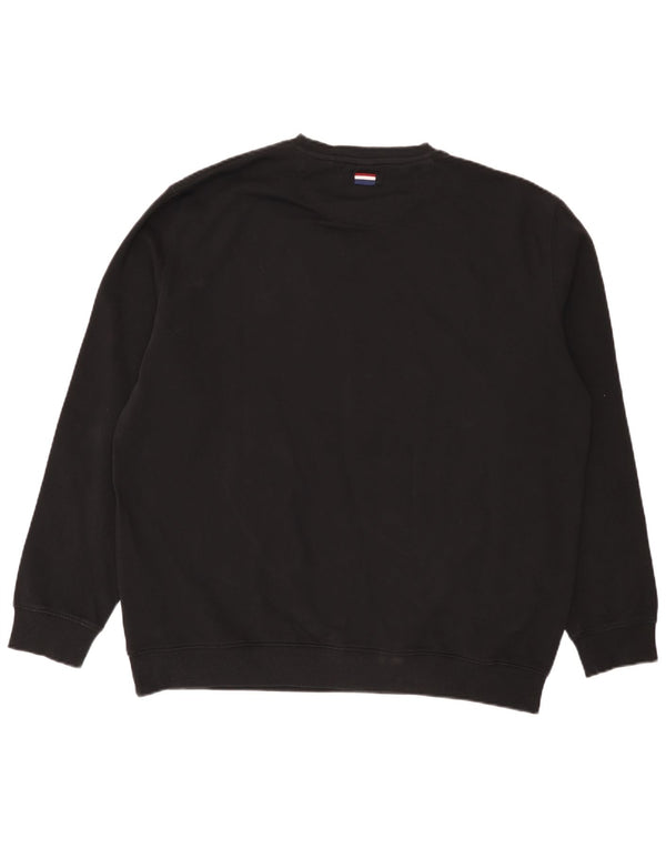 Polo Assn. Felpa da uomo maglione 3XL cotone nero