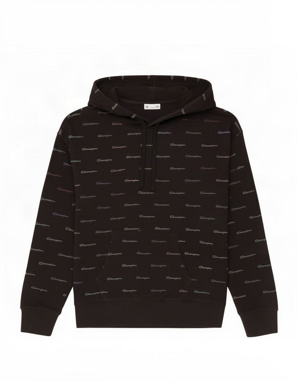 Maglione con cappuccio grafico da donna Champion UK 20 2XL Nero