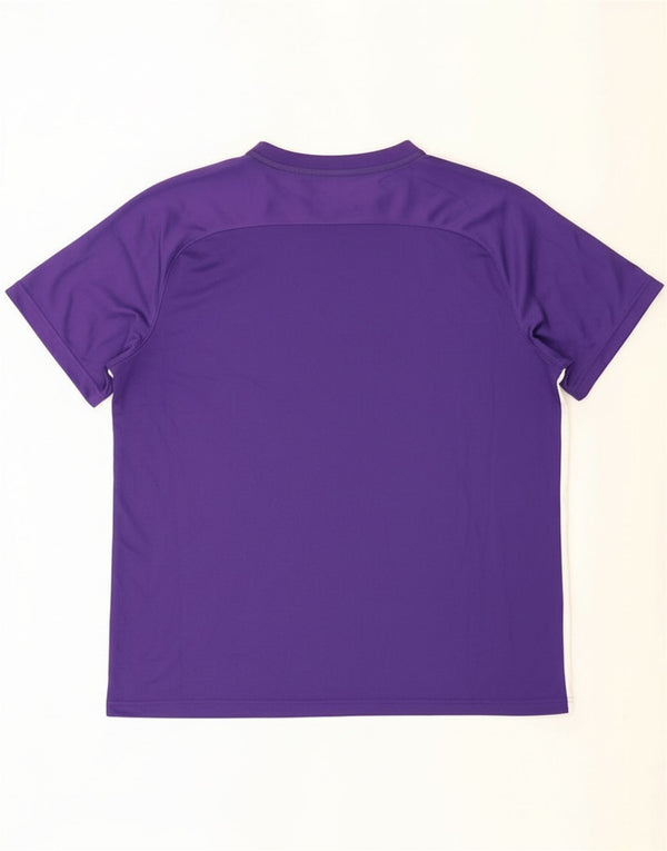 T-shirt da uomo Nike Dri Fit Top 2XL poliestere a righe viola