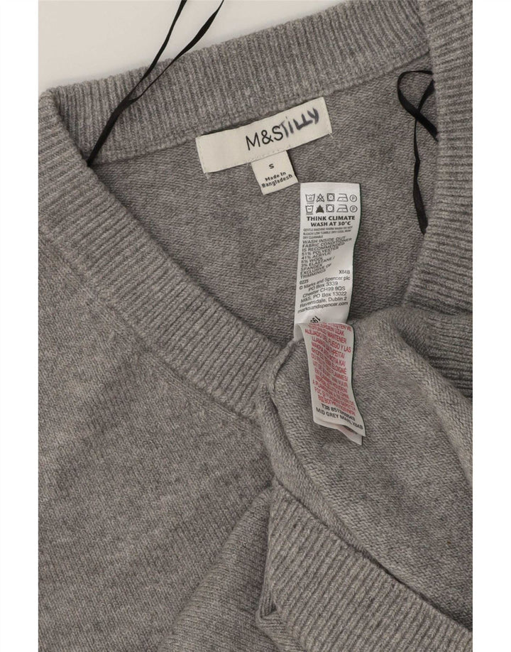 Canotta da donna Marks & Spencer UK 10 piccola poliestere grigio