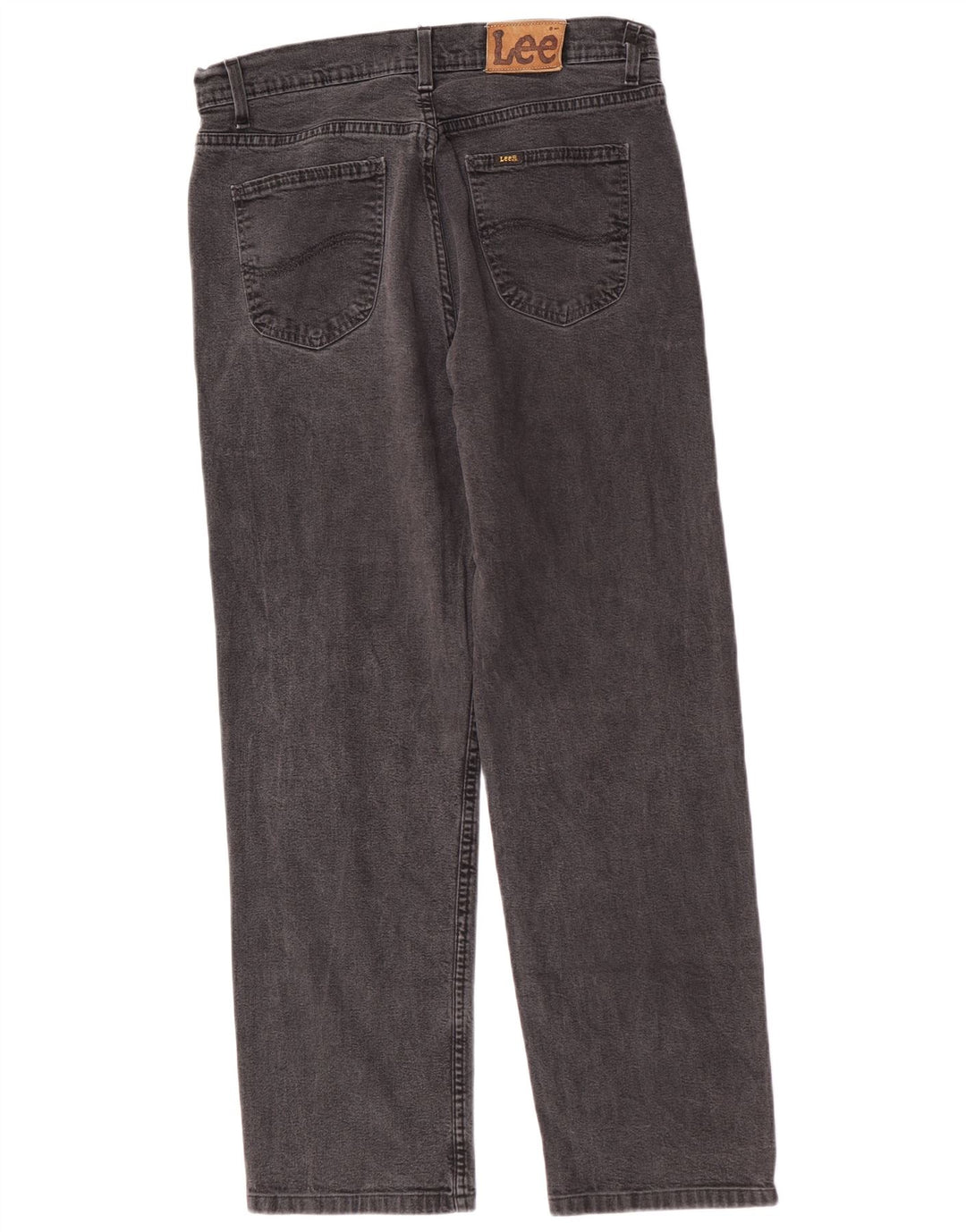 Jeans dritti da uomo Lee Brooklyn W36 L30 cotone grigio