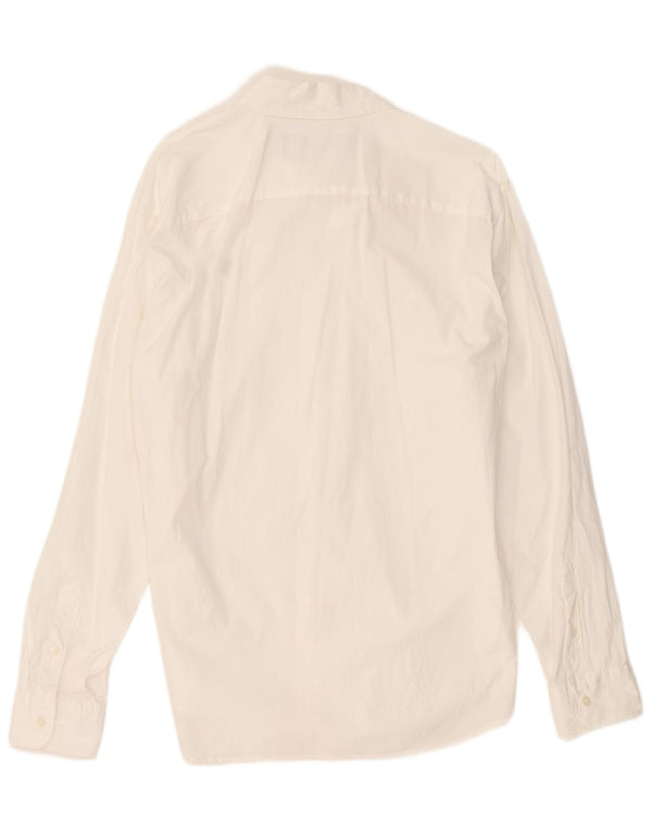 Camicia da uomo Abercrombie & Fitch XL in cotone bianco