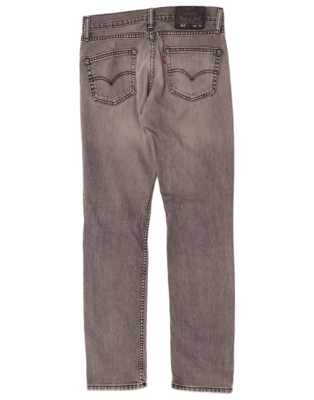 Jeans slim da uomo Levi's W30 L30 cotone grigio