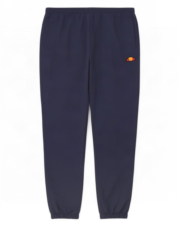 Pantaloni da tuta con grafica da uomo Ellesse, pantaloni da jogging, grandi, in nylon blu navy
