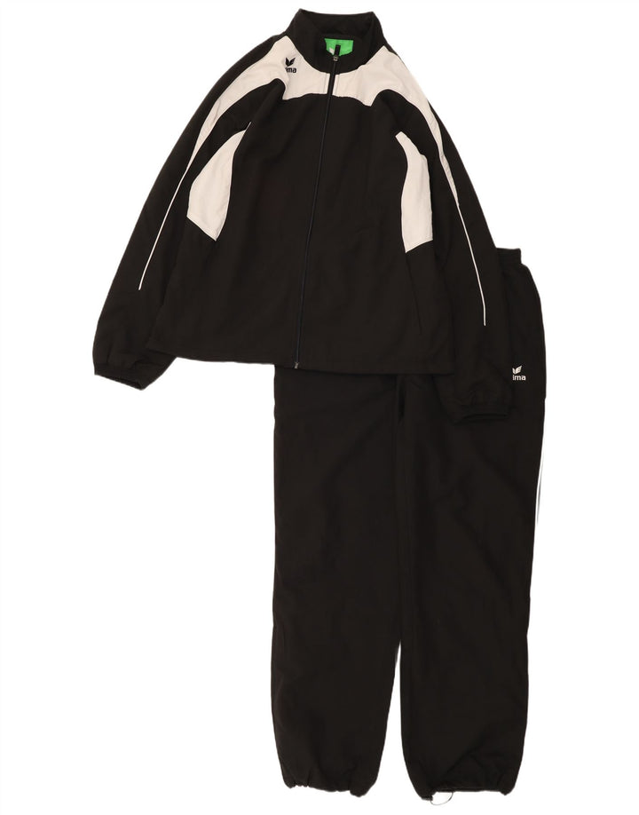 Tuta intera da donna Erima UK 16 Large Nero Colourblock Poliestere