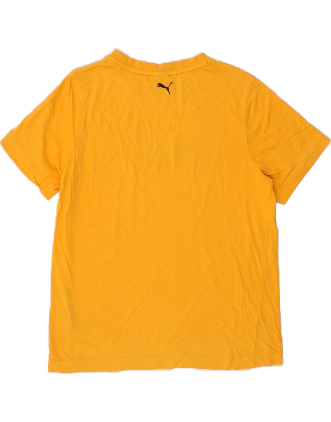 PUMA Boys Graphic T-Shirt Top 11-12 Years Large  Yellow Vintage Puma and Second-Hand Puma from Messina Hembry 
