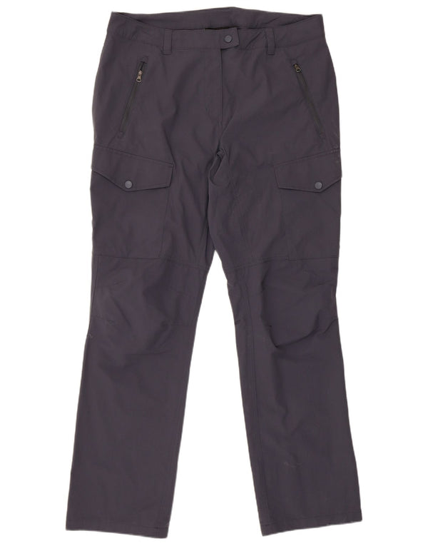 Pantaloni cargo da escursionismo da donna Rohan UK 16 Large W36 L31 Blu navy in poliammide