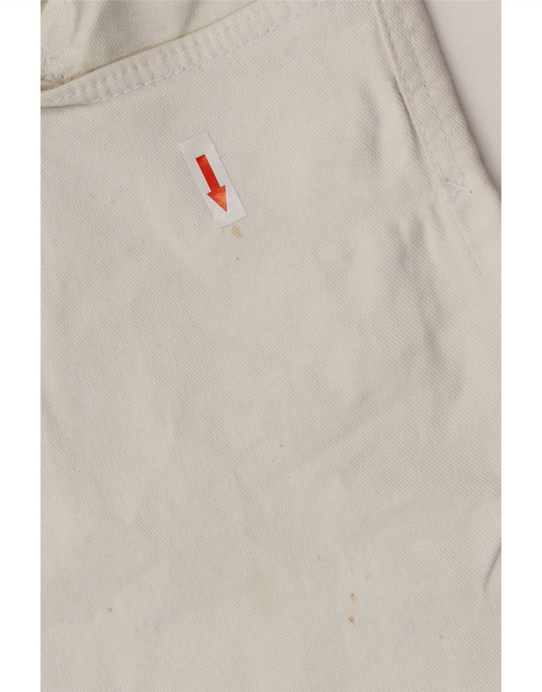 Jeans corti invecchiati da uomo Zara EU 40 medio W31 L25 cotone bianco