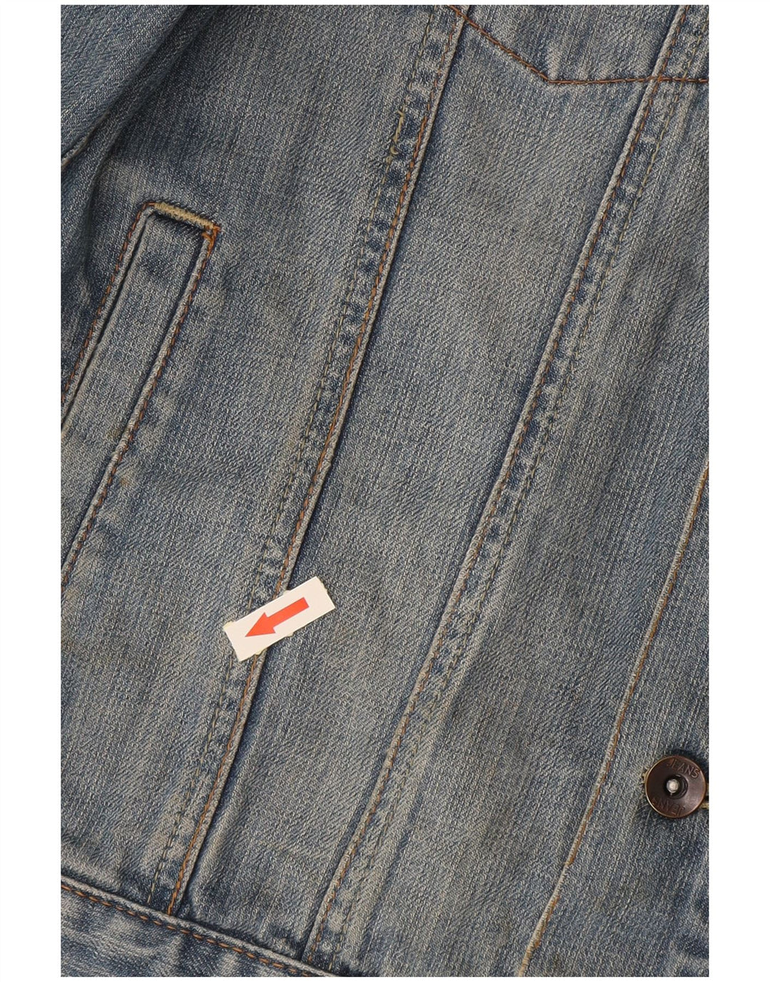 Giacca di jeans da donna Oviesse UK 16 grande cotone blu