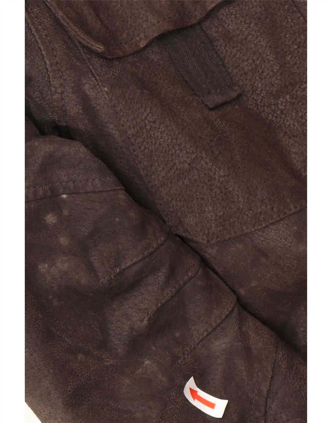 Giacca in Pelle Sherpa Uomo Conbipel IT 50 Large in Pelle Marrone