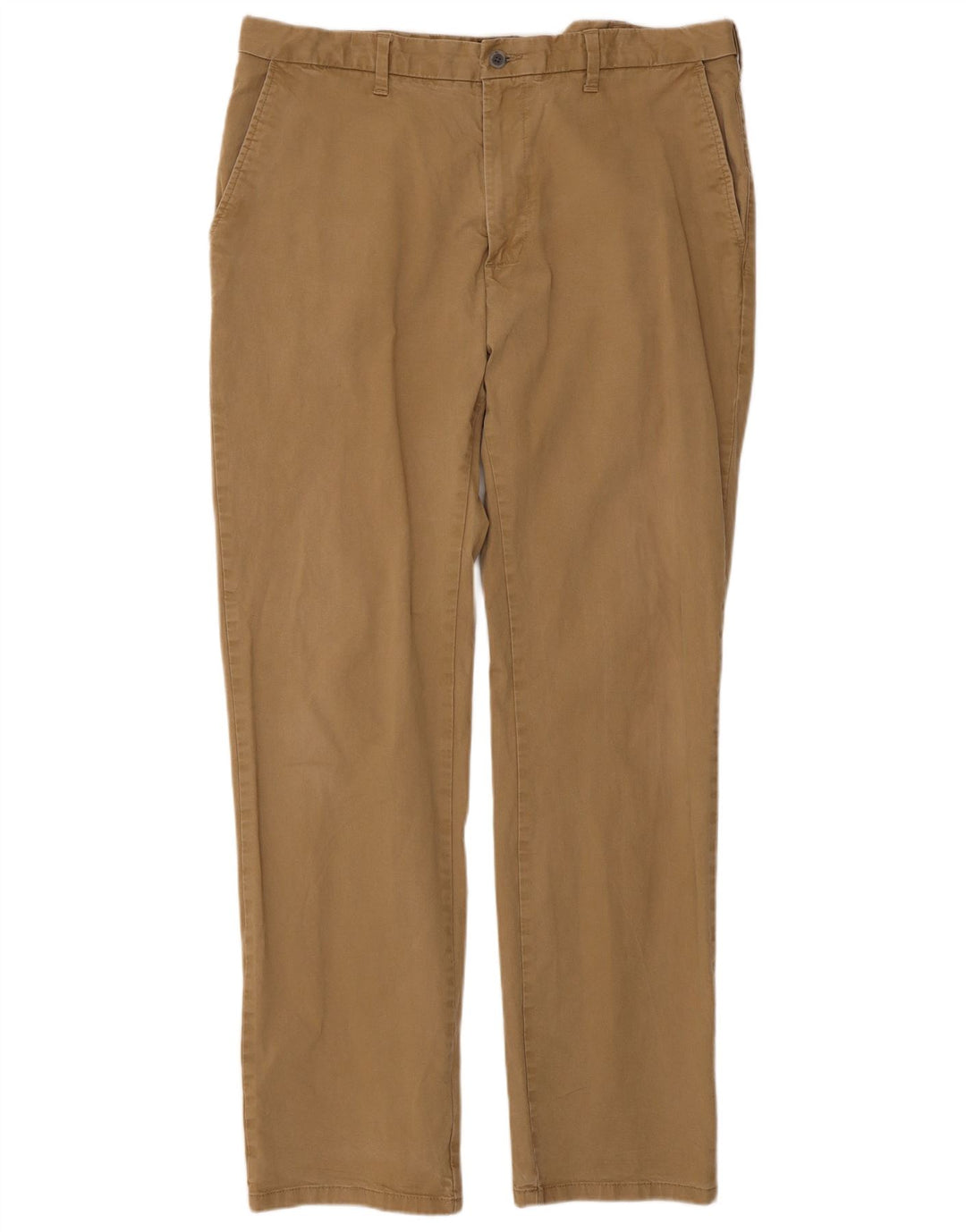 Pantaloni chino vestibilità regolare da uomo Marks & Spencer W38 L33 cotone beige