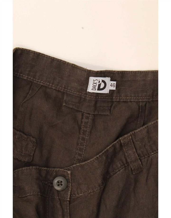Pantaloncini chino da donna di Dack EU 46 XL W34 Cachi