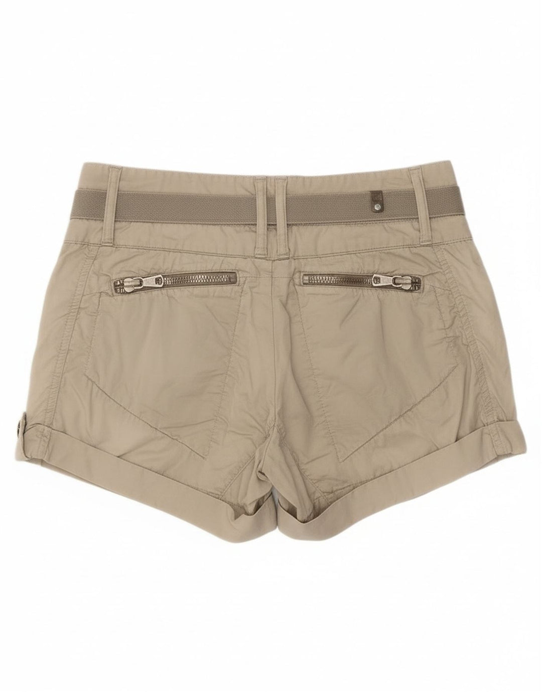 Pantaloncini Donna Liu Jo W29 Cotone Beige Medio