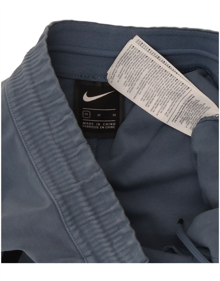 Pantaloni da tuta da uomo NIKE in cotone color block blu medio