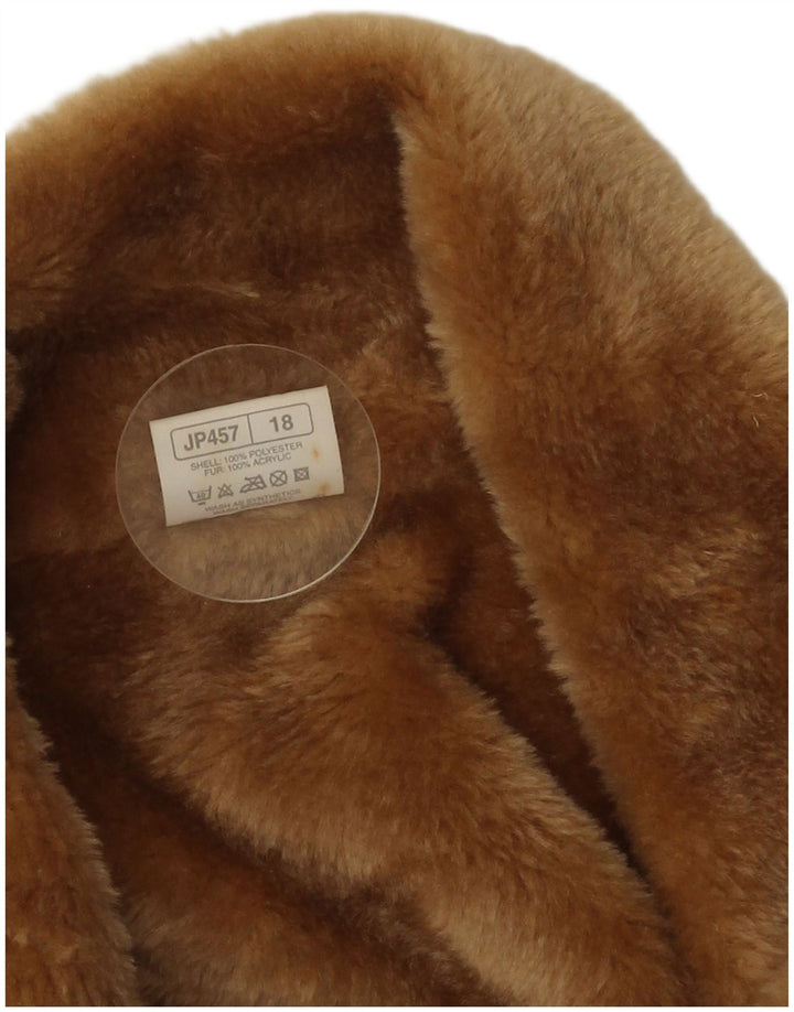 Cappotto Sherpa da donna Classics UK 18 XL Poliestere beige