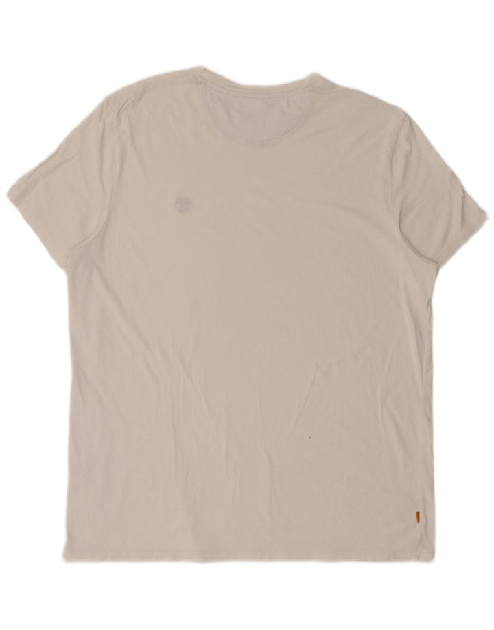 Maglietta Timberland da uomo slim fit 2XL bianca