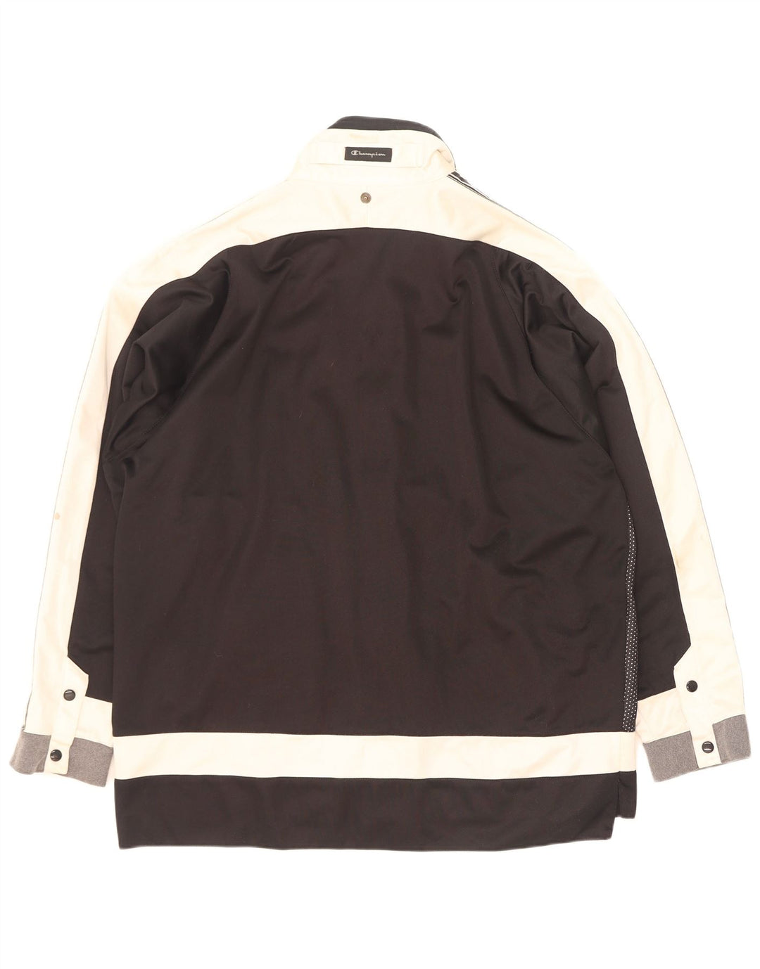 Giacca da tuta grafica da uomo Champion, grande, color block nero