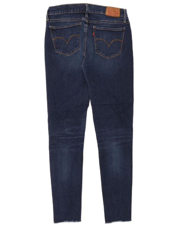 Levi's Womens 710 Super Skinny Jeans W27 L28 Navy Blue