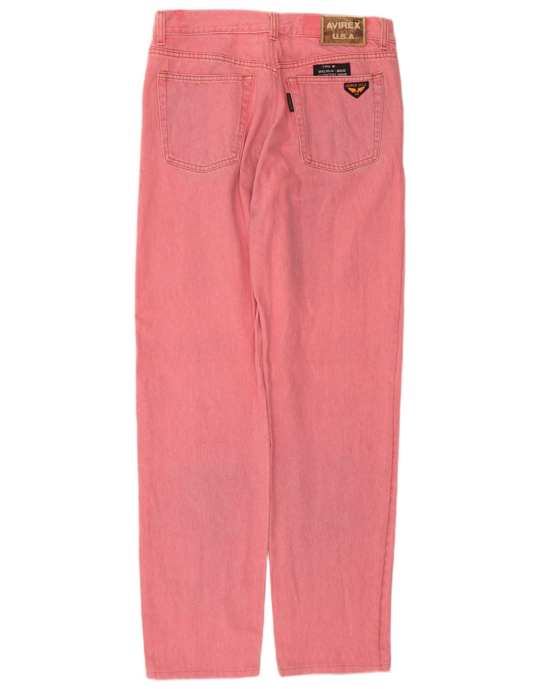 Jeans affusolati da uomo Avirex W38 L33 cotone rosa