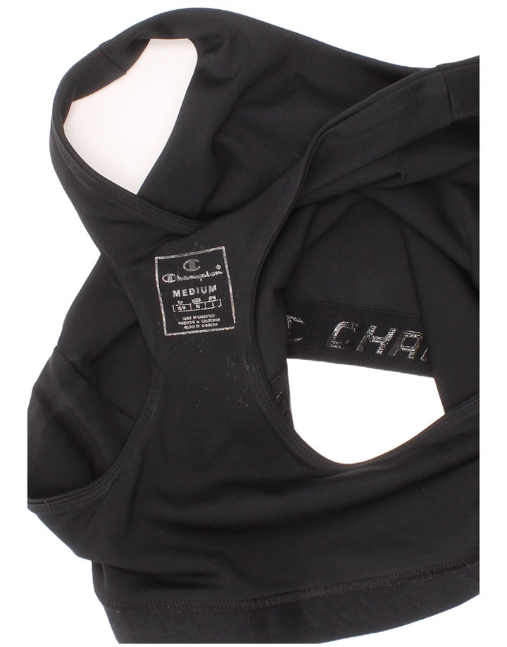 Reggiseno sportivo grafico da donna Champion, top medio, nero sportivo