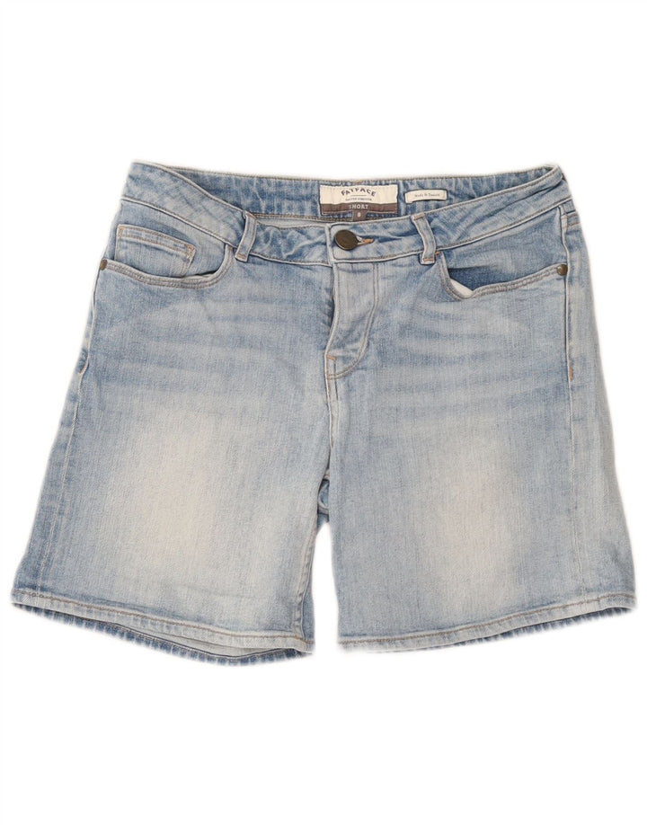 Pantaloncini di jeans da donna Fat Face UK 8 piccoli W30 cotone blu