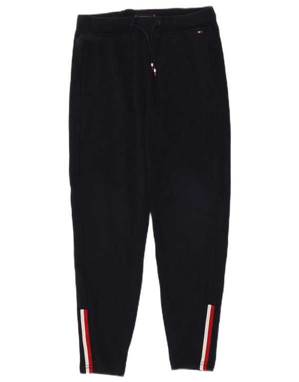 Pantaloni della tuta da bambino Tommy Hilfiger 11-12 anni in cotone a righe blu navy
