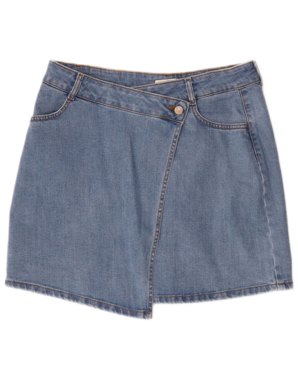Gonna in denim da donna Carrera media W30 cotone blu